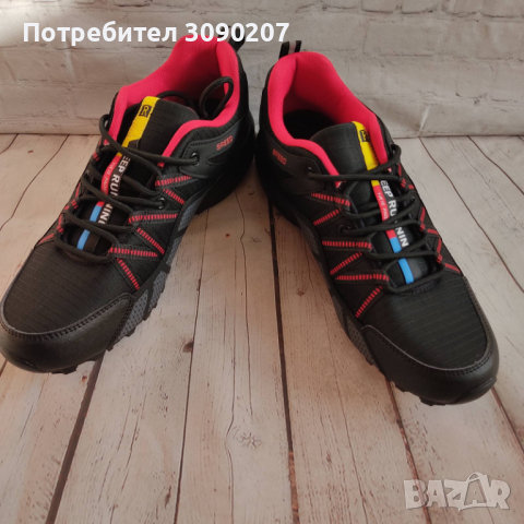 Мъжки туристически обувки с връзки подходящи за преход - номер 44, снимка 1 - Маратонки - 44827601