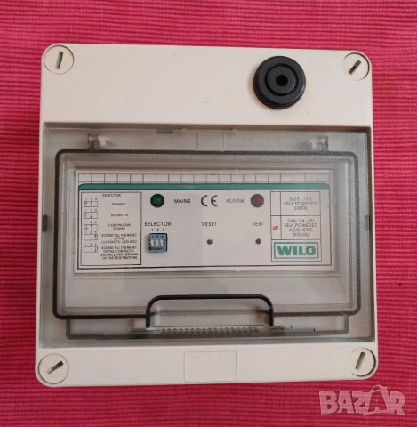 Контролен панел за уравнение и защита WILO. 