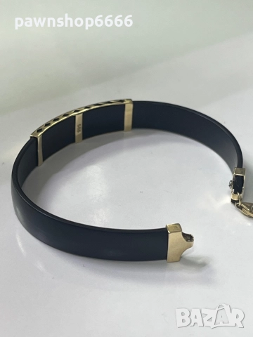 Златна гривна със силикон 14 карата, снимка 6 - Гривни - 51958803