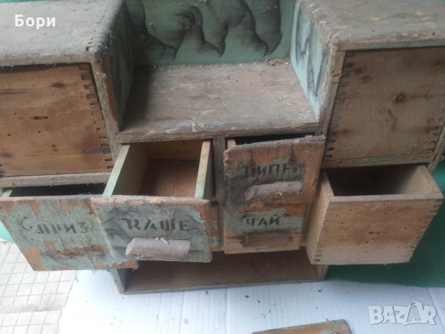 Старо шкафче за подправки, снимка 6 - Други ценни предмети - 34168538