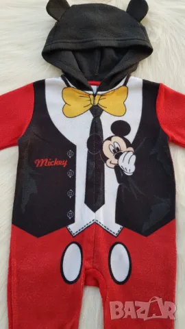 Бебешки ромпър Мики Маус 12-18 месеца , снимка 3 - Бебешки гащеризони - 49633341