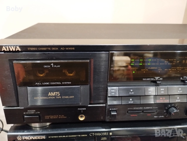 Двукасетен дек AIWA AD-WX616, снимка 6 - Декове - 52900057