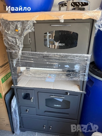 Печка Прометей с фурна на твърдо гориво , снимка 8 - Отоплителни печки - 52068898
