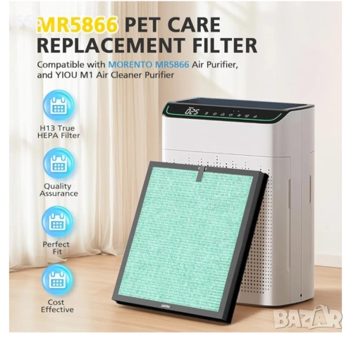 MR5866 Резервен филтър съвместим с пречиствател на въздух MORENTO, снимка 8 - Други стоки за дома - 52876730