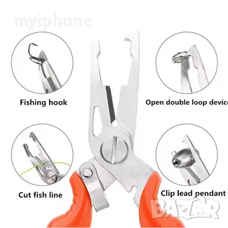 Риболовни клещи за захващане за устата на рибата и многофункционални клещи , снимка 4 - Такъми - 49263446