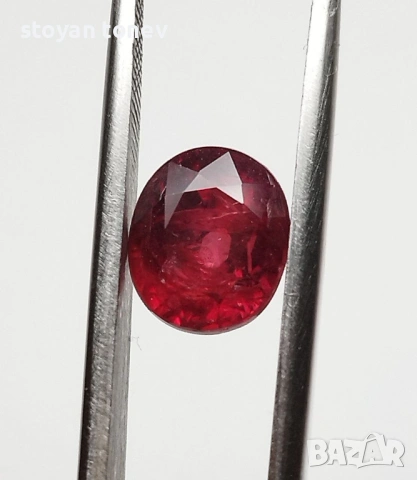 Рядък Ненагряван Сертифициран Рубин 3.18 карата от Уинза, Танзания – Истинско Съкровище! , снимка 6 - Други - 53805332