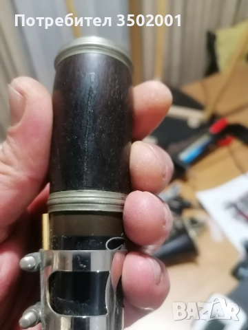 B-Кларинет около 1920 Otto Moennig Leipzig с куфар и мундщук Meyer New York , снимка 7 - Куфари с инструменти - 52268867