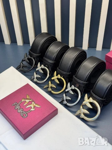 колани от естествена кожа в кутия pinko, снимка 6 - Колани - 50596022