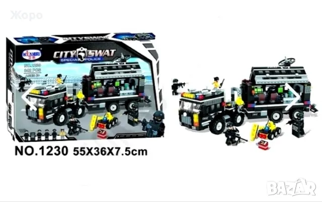 Конструктор градска полиция специален отряд 842 части 0231136, снимка 2 - Конструктори - 48132987
