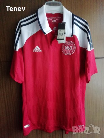 Denmark Дания Adidas нова оригинална футболна тениска фланелка 2012
