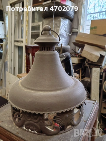 Античен фенер, снимка 5 - Антикварни и старинни предмети - 53022208