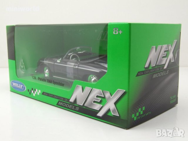 Porsche 356A Speedster - мащаб 1:24 на Welly моделът е нов в кутия, снимка 9 - Колекции - 43624313