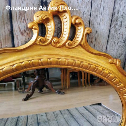 Овално огледало - Голд , снимка 4 - Огледала - 42458443