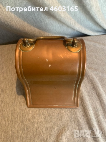  старинна медна касичка "HAROLD, снимка 3 - Антикварни и старинни предмети - 52921672