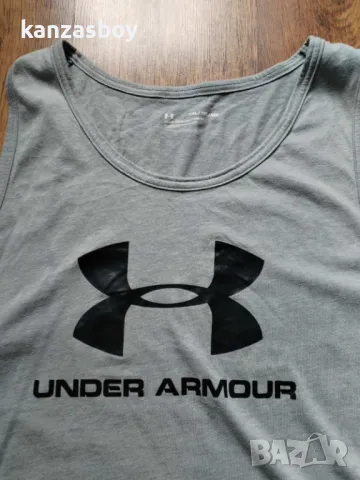 UNDER ARMOUR Sportstyle Logo Tank - страхотна мъжки потник КАТО НОВ 2ХЛ, снимка 3 - Тениски - 49799858