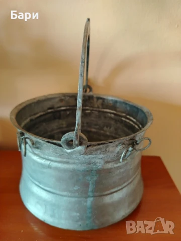 Старо малко котле, бакърче, меден съд,менец,менче 2, снимка 7 - Антикварни и старинни предмети - 51232773