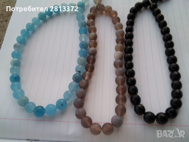 Броеница Теспих Tespih Tesbih АХАТ, снимка 2 - Гривни - 53203493