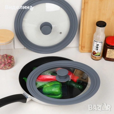 Капак за различни размери тигани и тенджери, снимка 5 - Съдове за готвене - 53541672