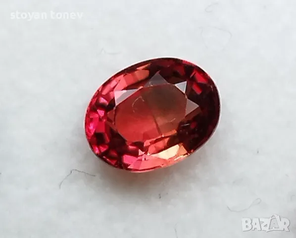 Очарователен червеникаво оранжев сапфир - 0.94кт.! Нов!, снимка 8 - Други - 48059980