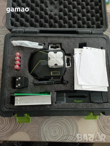 Лазерен нивелир Huepar, снимка 7 - Измервателни инструменти - 50484301