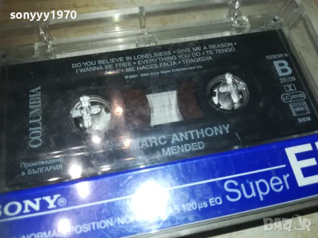 MARC ANTHONY-ORIGINAL TAPE 2909242008, снимка 5 - Аудио касети - 47398782