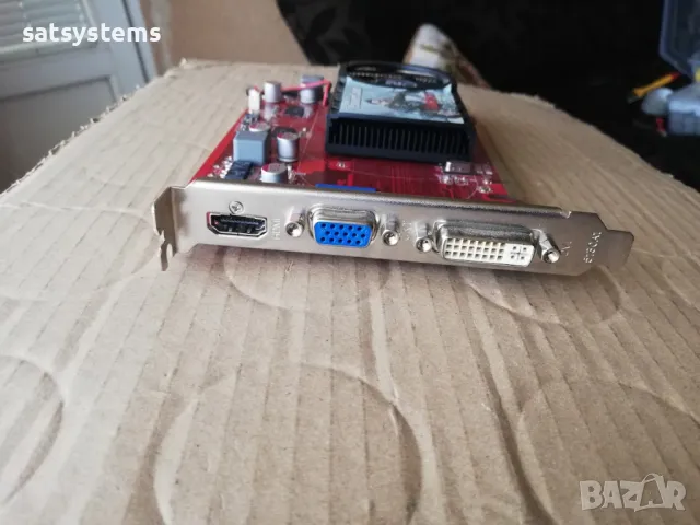 Видео карта AMD Radeon PowerColor HD AX5570 HDMI 512MB GDDR3 128bit PCI-E, снимка 2 - Видеокарти - 47839708