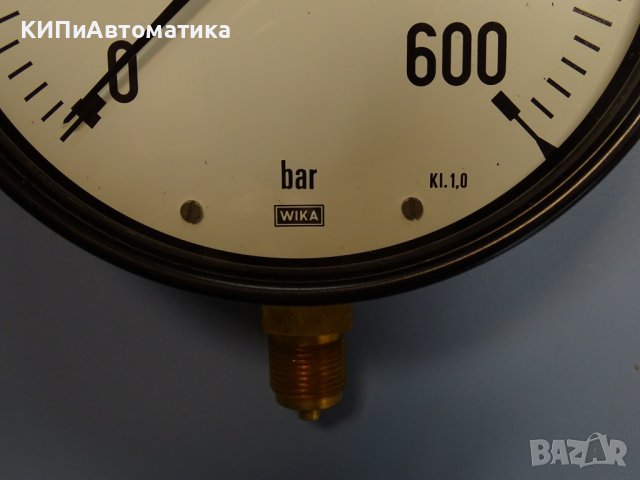Манометър WIKA Ф160 mm, 600 bar, снимка 3 - Резервни части за машини - 41728766