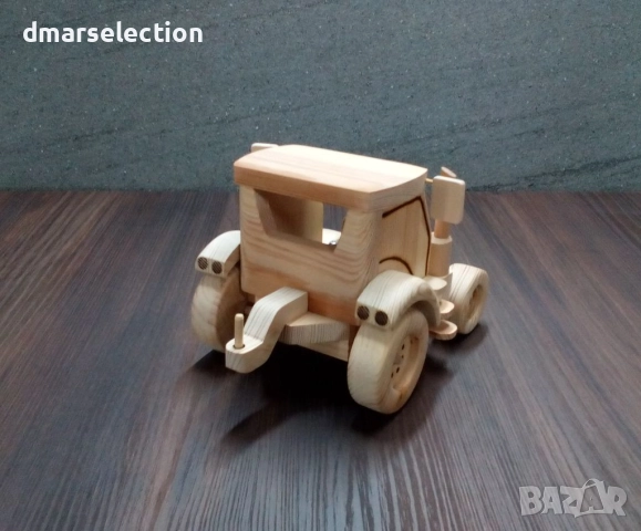 Музикално декоративно дървено тракторче DMAR 322, снимка 4 - Декорация за дома - 52028105