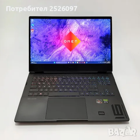 HP Omen 16/144Hz/Ryzen 7 6800H/RTX 3070 Ti/16GB DDR5/512GB NVMe/RGB