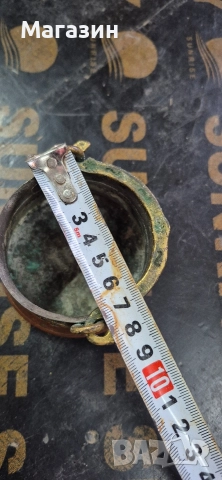 Медно менче, снимка 4 - Антикварни и старинни предмети - 52964582