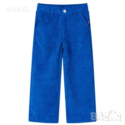 Детски панталон, кадифе, кобалтовосин, 116(SKU:14421, снимка 1 - Детски панталони и дънки - 44761201
