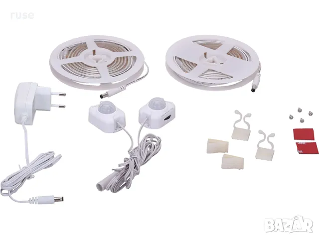 НОВИ! LED лента 2х1.2м със сензор за движение и тъмнина