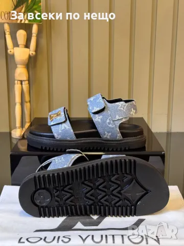 Louis Vuitton Дамски Сандали Луис Витон - 3 Налични Цвята Код E277, снимка 13 - Сандали - 50415445