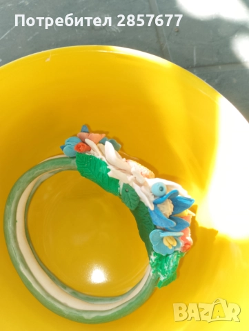 Продавам гривна от студен порцелан, снимка 3 - Гривни - 51470666