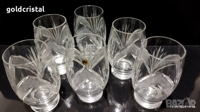 Кристални чаши Рамона , снимка 2 - Антикварни и старинни предмети - 44071817