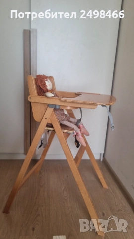 Дървено бебешко столче за хранене Safety 1st Nordik, снимка 3 - Столчета за хранене - 52560780