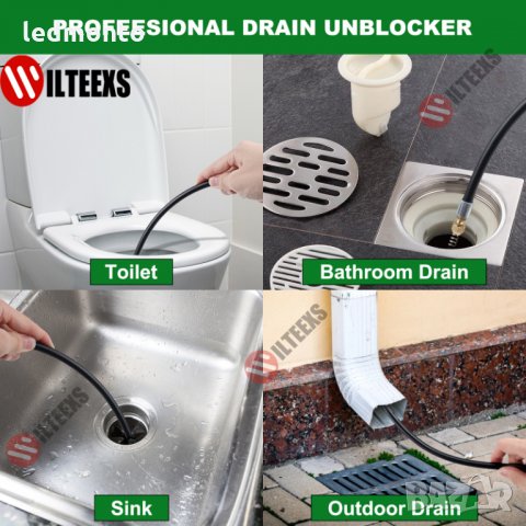 маркуч за водоструйки с накраници дюзи керхер, парксайд, лавор, снимка 3 - Резервни части за машини - 36001910