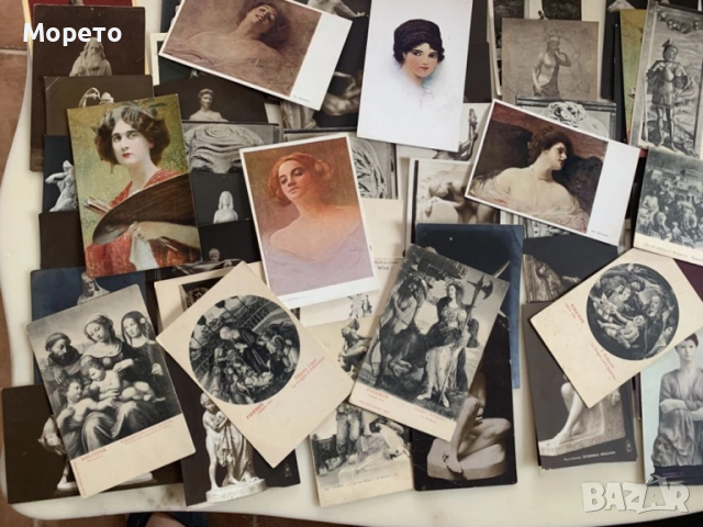 73бр.много стари картички на тема изкуство-Отлично състояние, снимка 6 - Филателия - 51548653