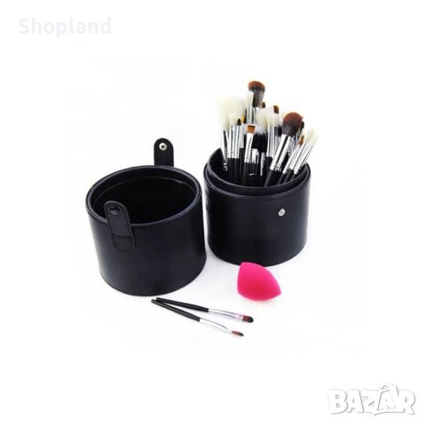 Комплект от 33 четки за грим в кутия, снимка 3 - Декоративна козметика - 41973925
