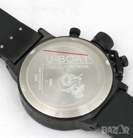 Мъжки луксозен часовник U-Boat Italo Fontana, снимка 7 - Мъжки - 41660707