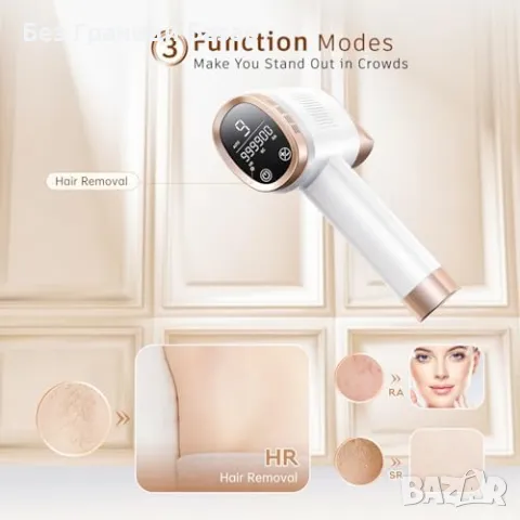 Ново Лазерно устройство за епилация, бързи резултати у дома премахва косми, снимка 8 - Друга електроника - 48602828