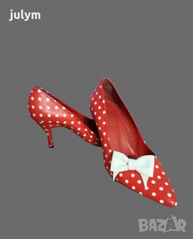Испански дамски обувки red dot естествена кожа, снимка 2 - Дамски елегантни обувки - 34372065