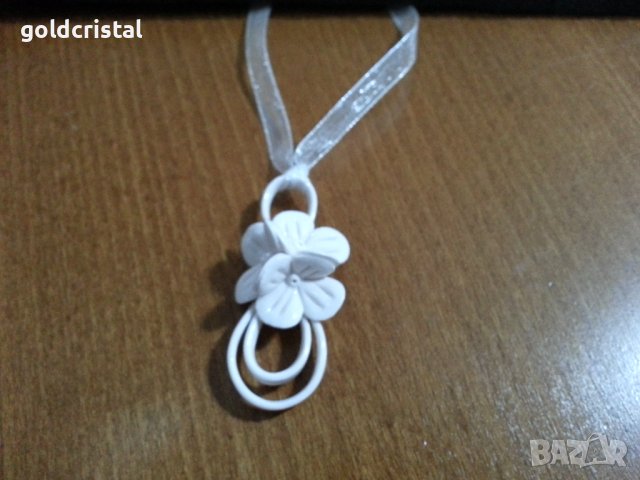 Медальон костен порцелан , снимка 2 - Антикварни и старинни предмети - 41101957