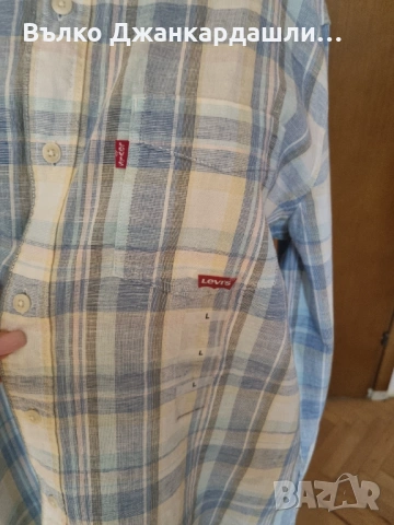 Мъжка риза Levis, размер L, нова с етикет, снимка 4 - Ризи - 53231378