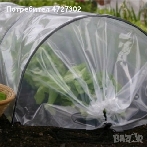 Мини оранжерия - сгъваема, практична и идеална за всеки градинар - 1.8 х 10м, снимка 3 - Оранжерии - 53593531
