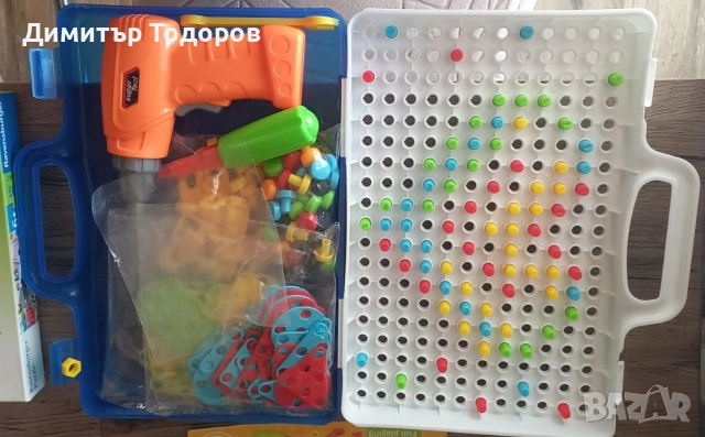 Творческа 3D мозайка с куфар и електрически винтоверт, снимка 8 - Конструктори - 55842115