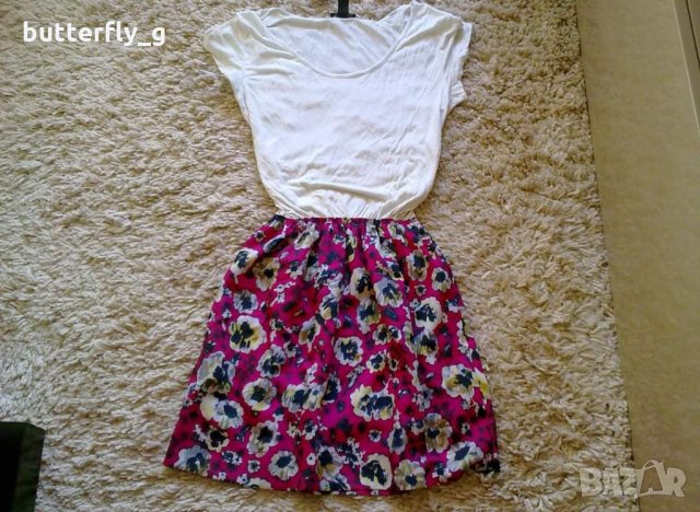 MANGO рокля с цветя М, снимка 5 - Рокли - 36008138