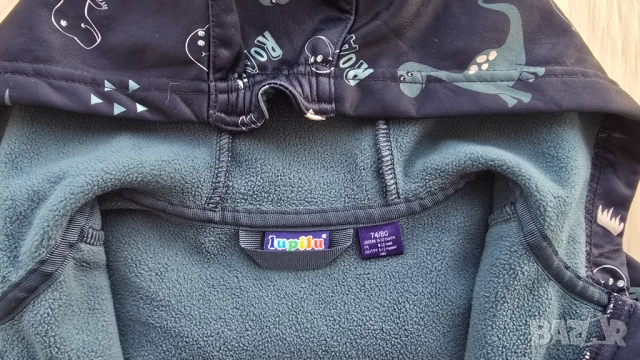 Детски софтшел гащеризон 9-12 месеца , снимка 4 - Бебешки гащеризони - 52677682