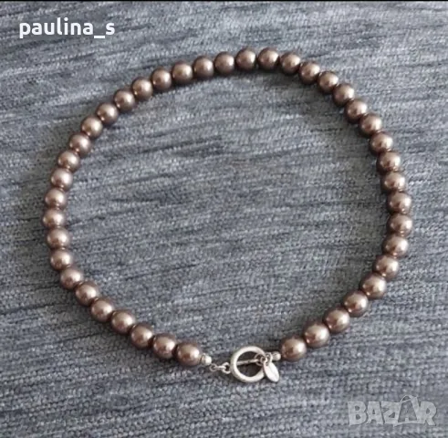 Два различни броя / Винтидж / Колие / Огърлица от натурални перли със златиста закопчалка, снимка 11 - Колиета, медальони, синджири - 42863043