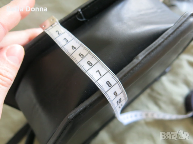 Дамска чанта през рамо Mango Envy, черен цвят, снимка 18 - Чанти - 53603901